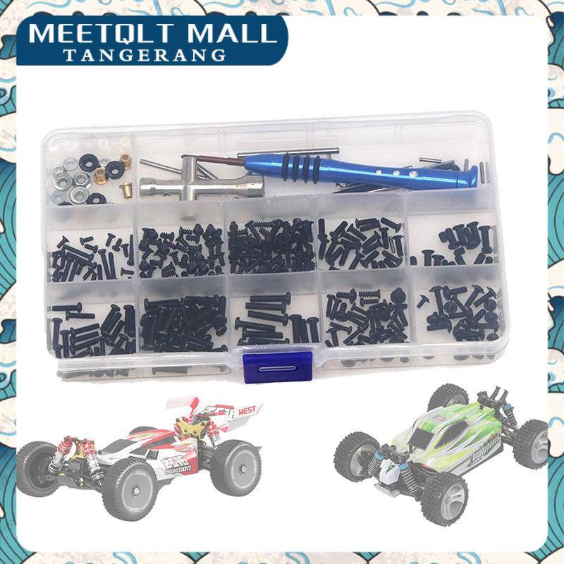 Aksesoris Mobil RC Premium Kotak Baut Sparepart WLtoys 144001 (124016/17/18/19)