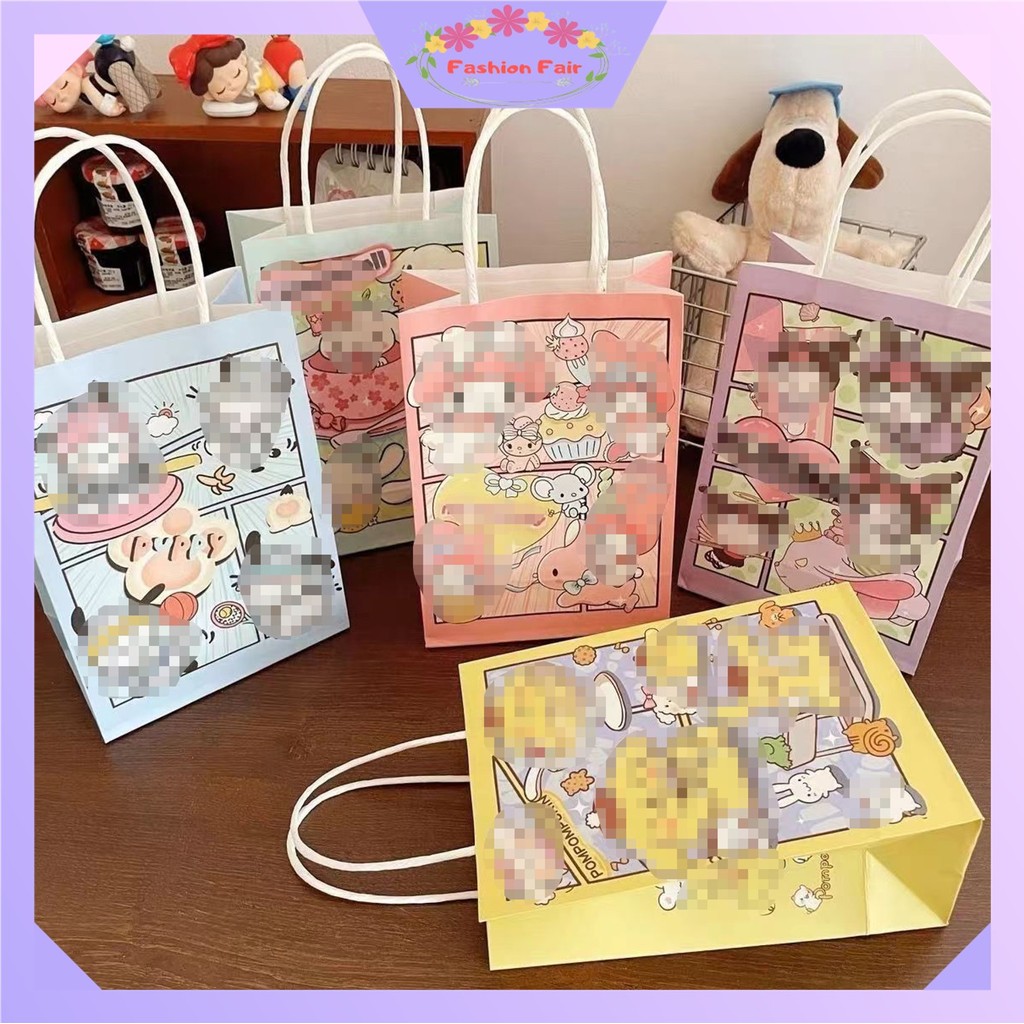 

Fashion Fair - 6661 Paper Bag Kekinian / Paper Bag Karakter Lucu / Goodie Bag Kartun / Kantong Kertas / Tas Kado Lucu / Tas Souvenir Ulang Tahun