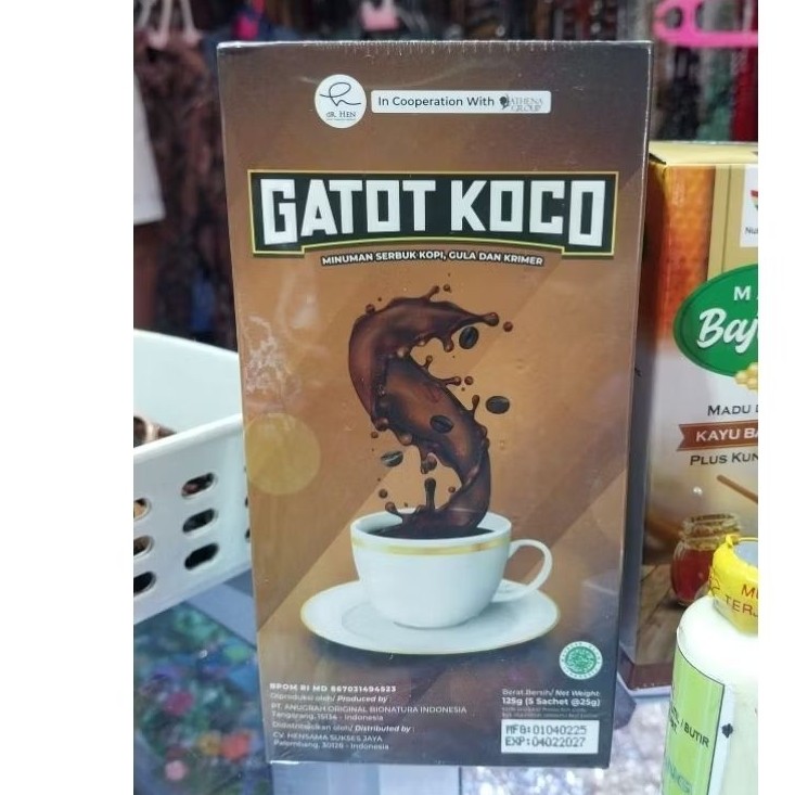 

Kopi Gatot Koco Khusus Pria Sejati 1 Kotak isi 5 Sachet