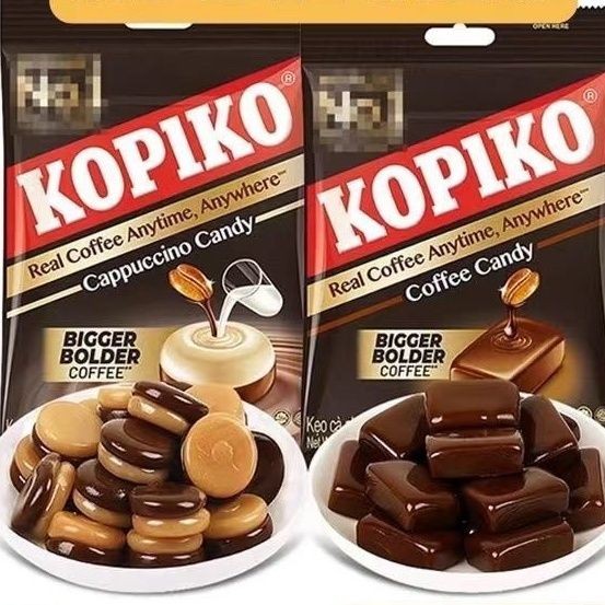 

Permen Kopi Rasa Asli KOPIKO Impor Permen Keras Kopi Persegi Otentik Camilan Selebriti Internet