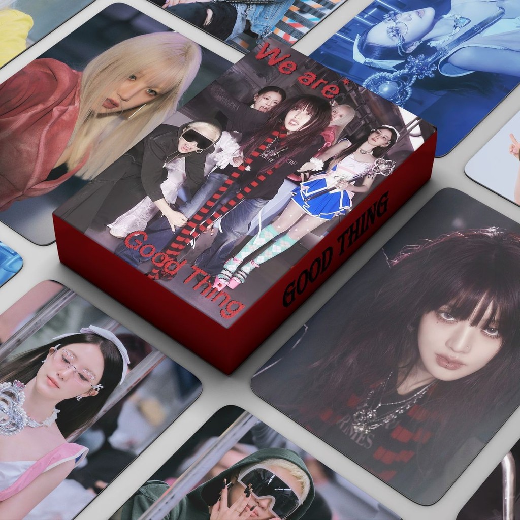 

55pcs GOOD THING New Album of Korean Female Idols Small Card MINNIE Suhua Card Zheng Yajin RAMI