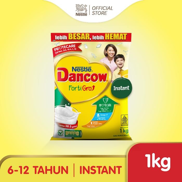 

Hot Produk Nestlé DANCOW FortiGro Susu Bubuk Instan Usia Sekolah Pouch 1 Kg Terbaik dan Terlaris