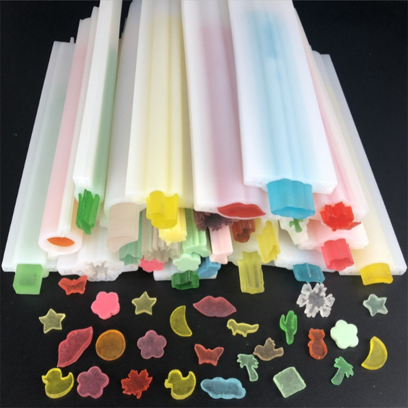 

Long 32cm Various Shapes Silicone Soap Mold Butterfly Dolphin Round Heart Pipe Tube Soap Mould DIY Handcraft Soap Making Art
