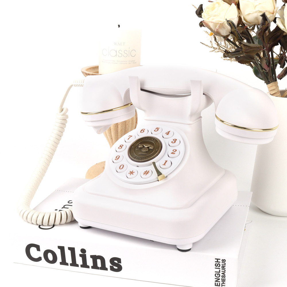 

Audio Guest Book Customized Phone Antique Phone Popular Party Wedding Supplies Audio Message Guestbook Rotary Dial Vintage Phone