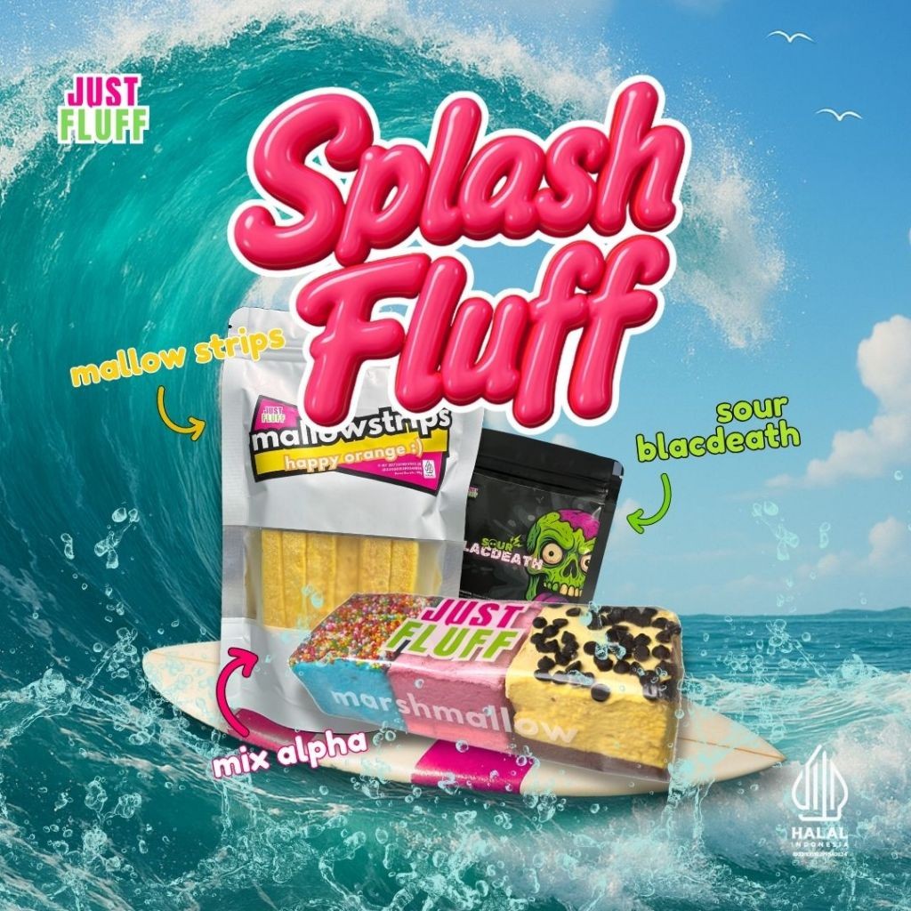 

[Buy 2 Get 1] Marshmallow + Sour Black Death Justfluff [HALAL]