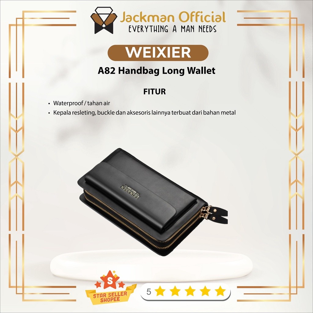 WEIXIER A82 Handbag Long Wallet - Tas Tangan Dompet Panjang Pria