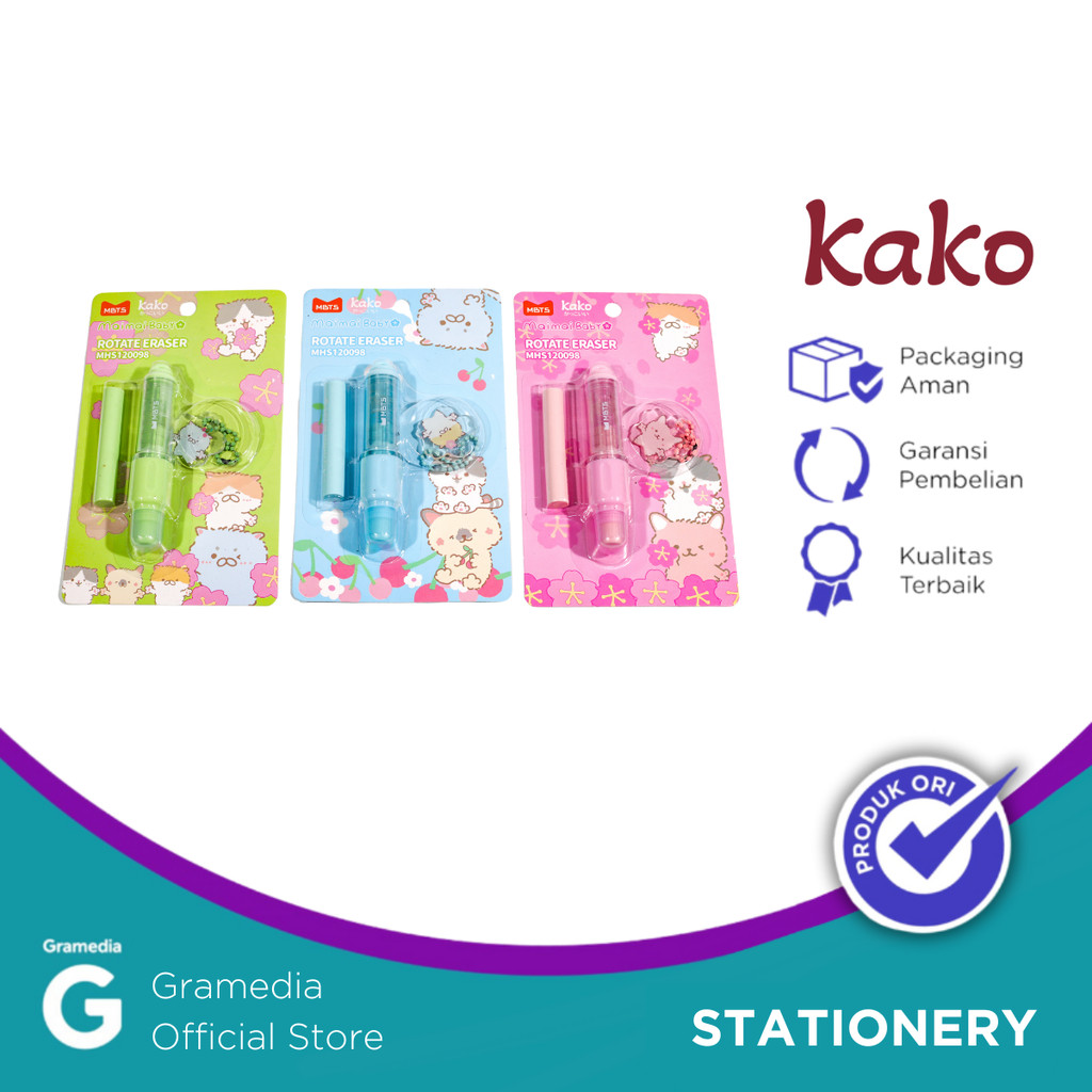 

Penghapus Kako Maimai Baby Rotate Eraser /12 Mhs120098