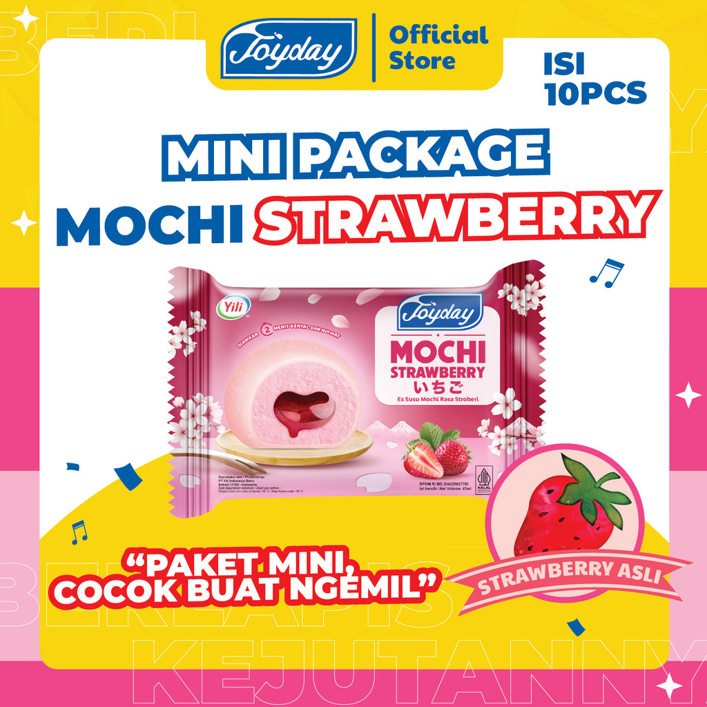 

Mini Package Mochi Strawberry