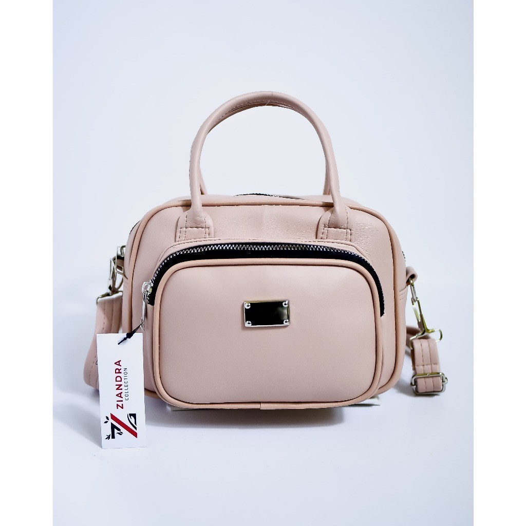 tas selempang wanita dengan resleting/tas selempang wanita dengan banyak ruang