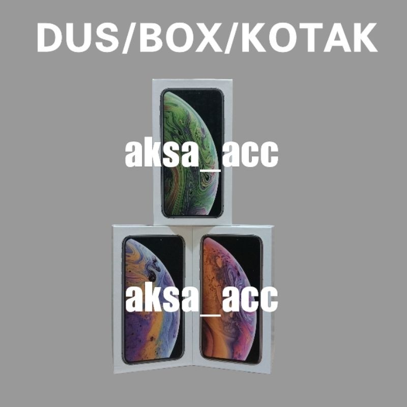 

Dus Box Kotak XS/XS Max Warna Space Gray Silver