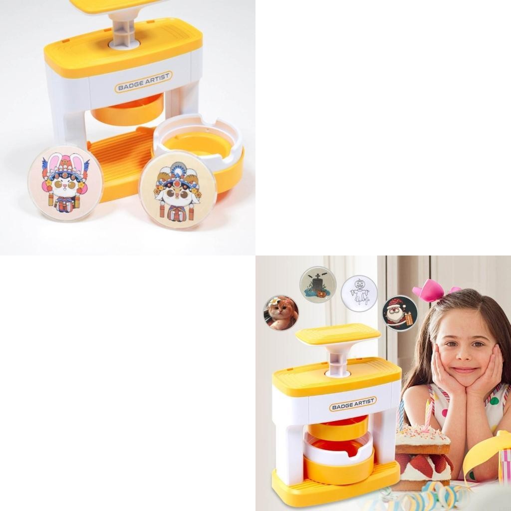 

Button Maker Machine Badge Maker Press Machine for Personalized Decorations DIY Creations Unique Gift 48pcs Button Part