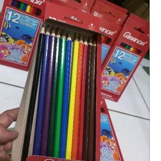 

PROMO Pensil warna Amanda isi 12 warna