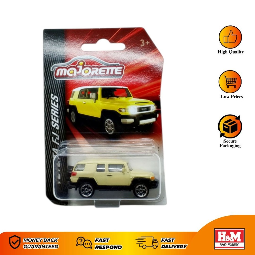 Majorette Toyota FJ Series Toyota FJ Yellow