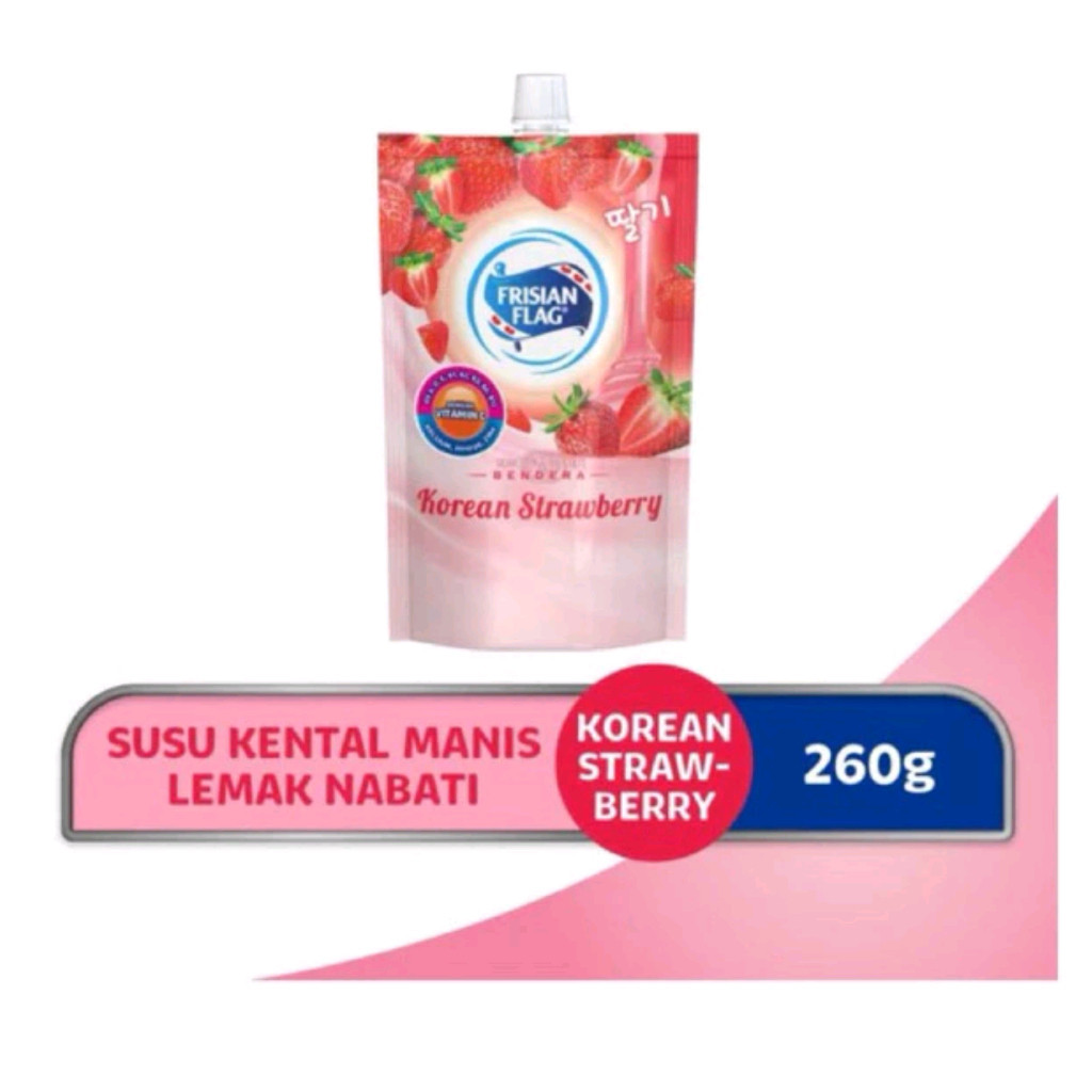 

GWP - SUSU KENTAL MANIS / SKM FRISIAN FLAG KOREAN STRAWBERRY 260gr / HOKKAIDO CHEESE