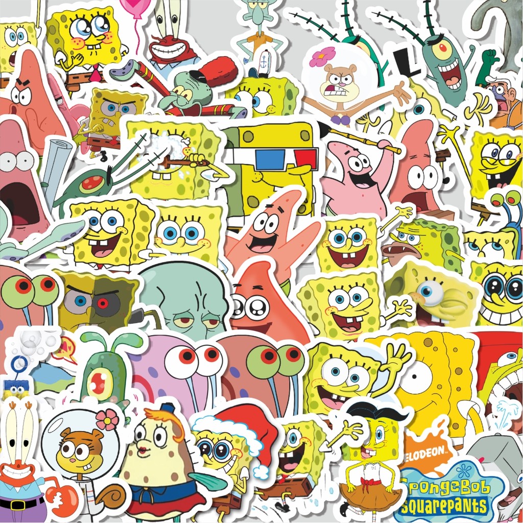 

Stiker Cutting Packtiker Spongebob Squarepants Universe Series Character Mix 3 Isi 100Pcs Series Aesthetic Lucu Keren Untuk Koper Bahan Vynil