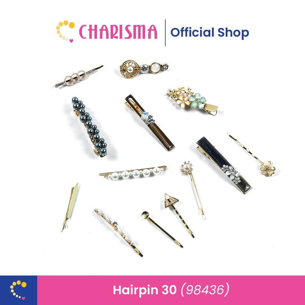 Charisma HairPin Korea - Jepitan Rambut Korea Gold 98436