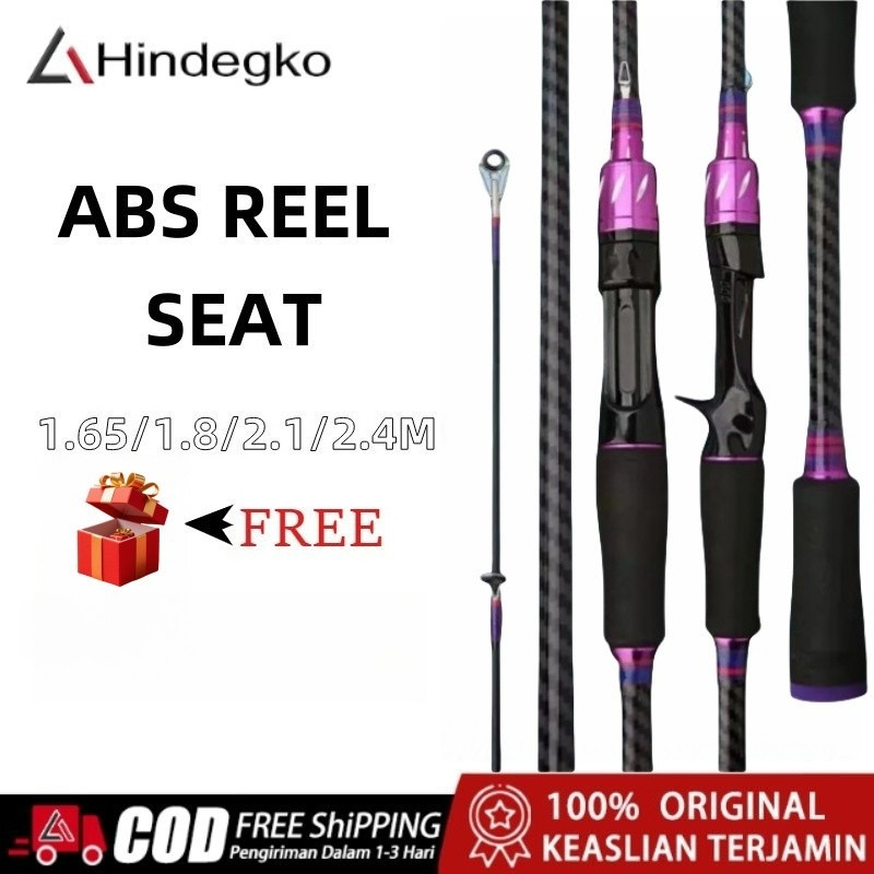 Ultralight Baitcasting Rod Medium Joran Pancing Carbon Lure M Power Fishing Rod Spinning Rod Shrimp 