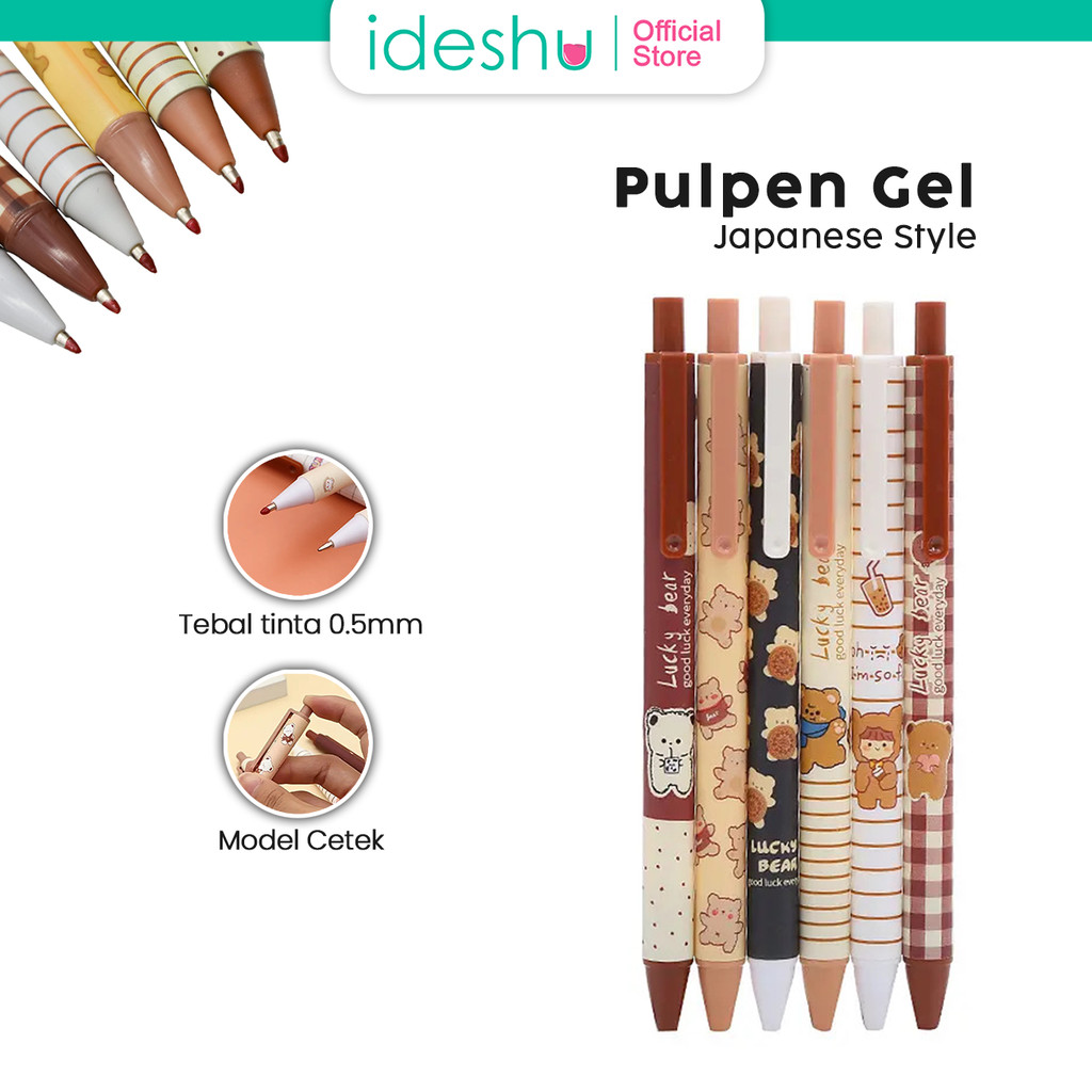 

Pulpen Gel Motif Cartoon Pulpen Pelajar Dan Kantor Pena Lucu Puru Bear 299