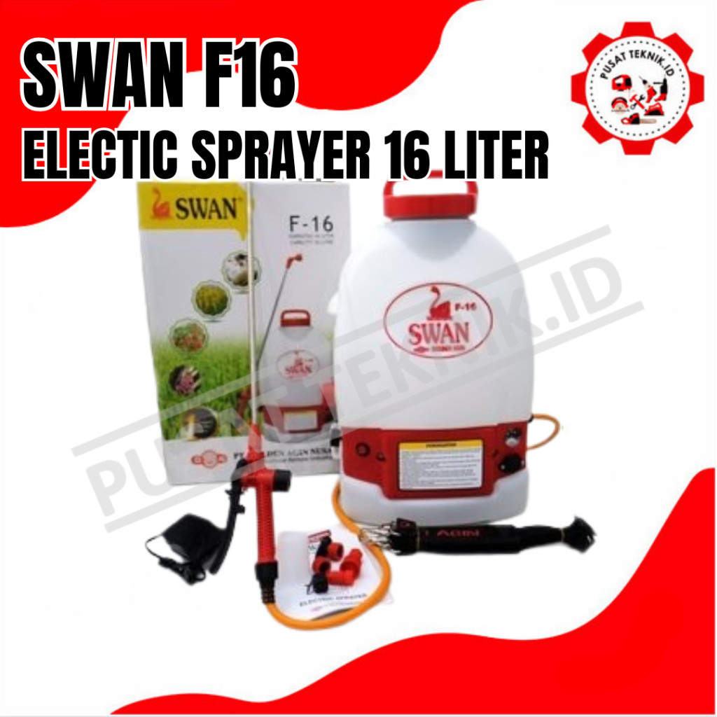 Terlaris SWAN F16 SPRAYER HAMA ALAT SEMPORT HAMA SWAN F-16 SPRAYER ELEKTRIK SWAN F16 16L