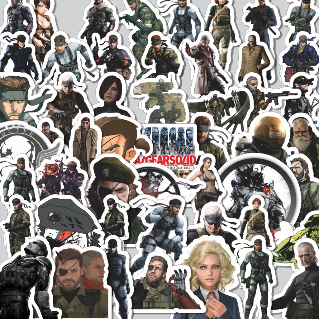 

Stiker Cutting Pack Stiker Konami Game Series Metal Gear Solid Character Mix Isi 100Pcs Series Aesthetic Lucu Keren Untuk Koper Bahan Vynil