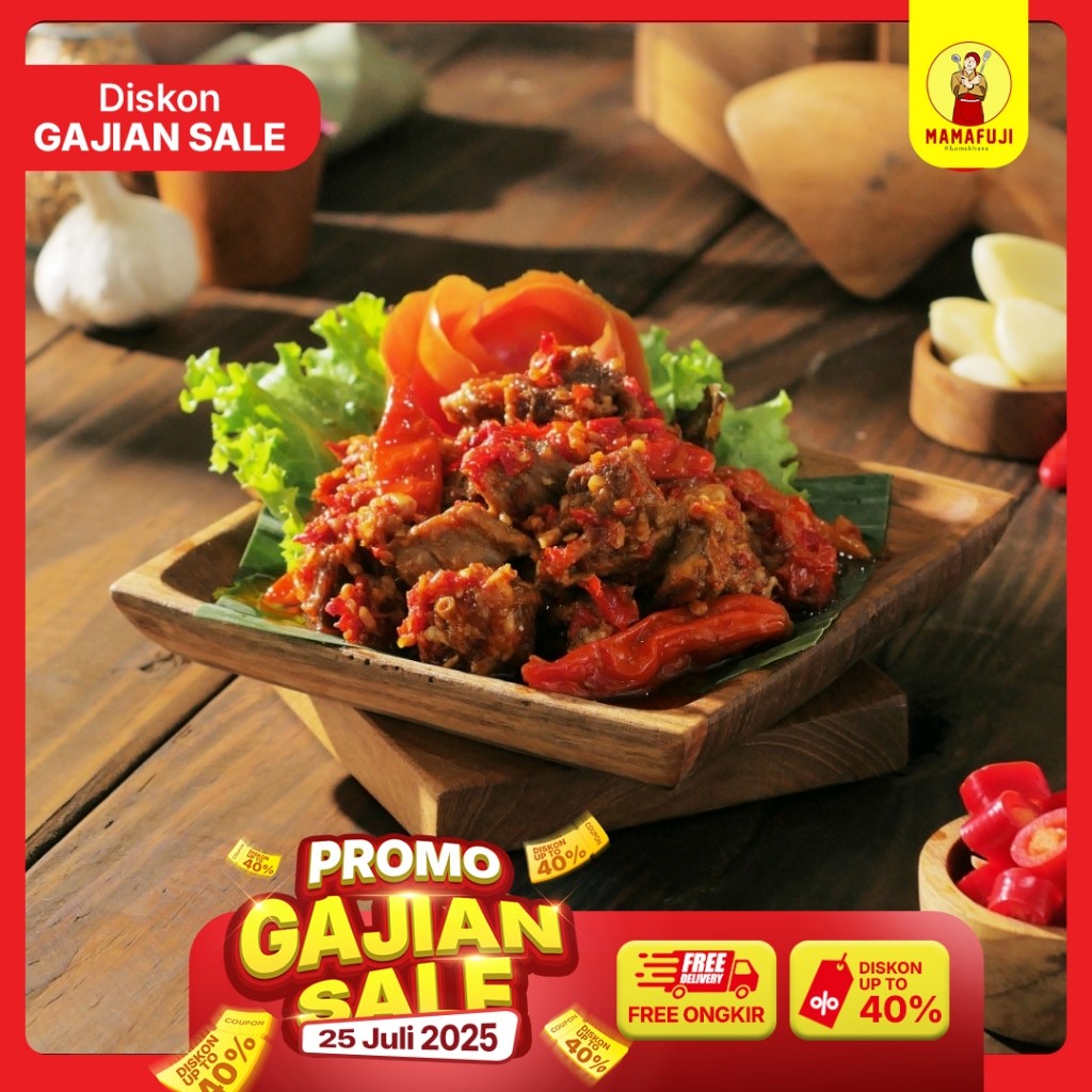 

[NEW LAUNCHING] Mamafuji - Oseng Mercon Daging Sapi Pedas 200gr