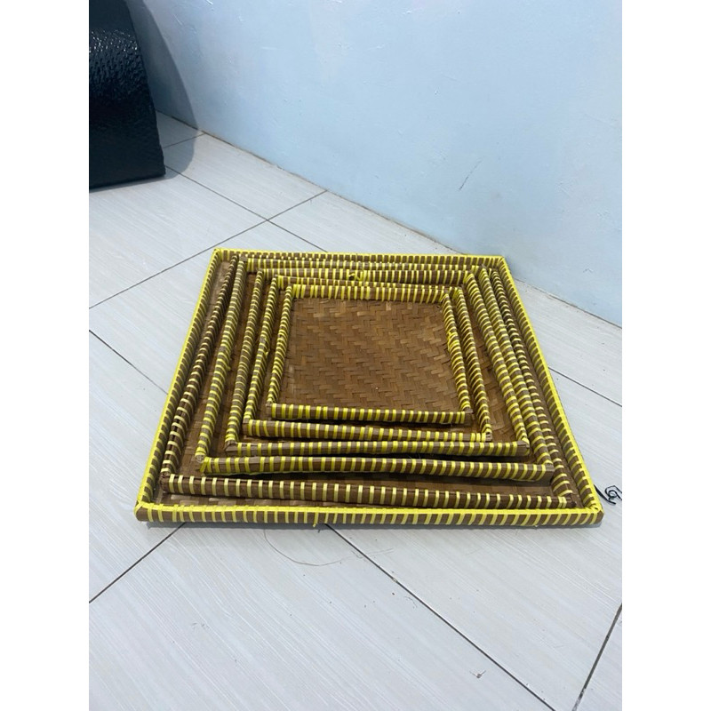 Tampah Tambir Nampan Kotak Tambir Bambu Tampah Bambu Kotak