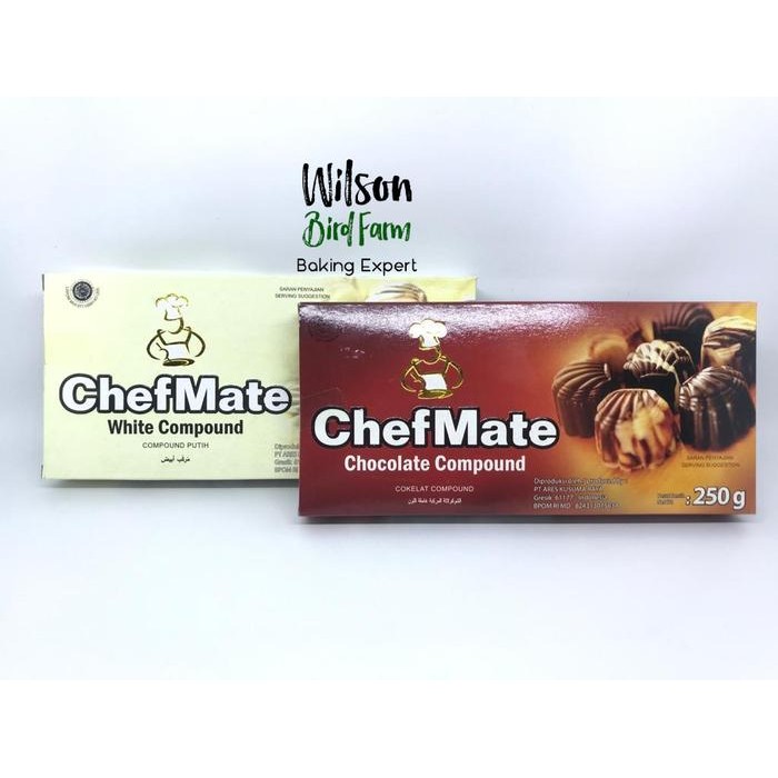 

Coklat/Chocolate Compound ChefMate 250 g - Dark Chocolate