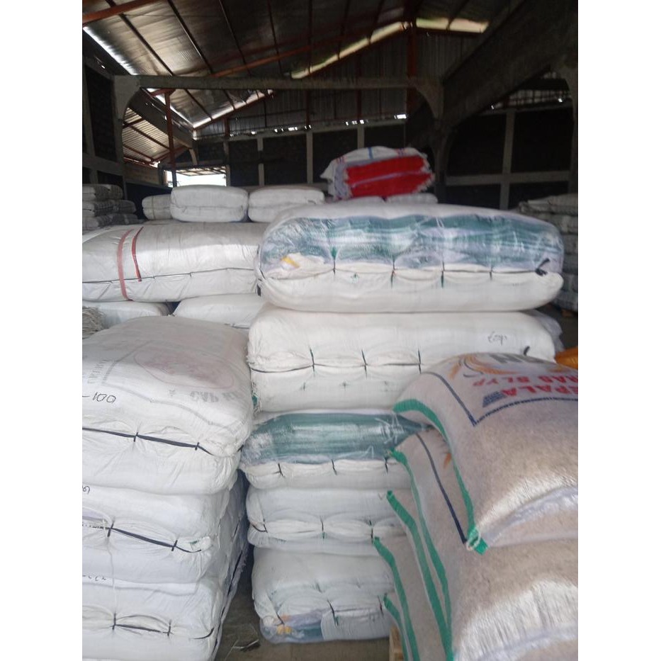

karung beras 25kg transparan baru isi 100 pcs