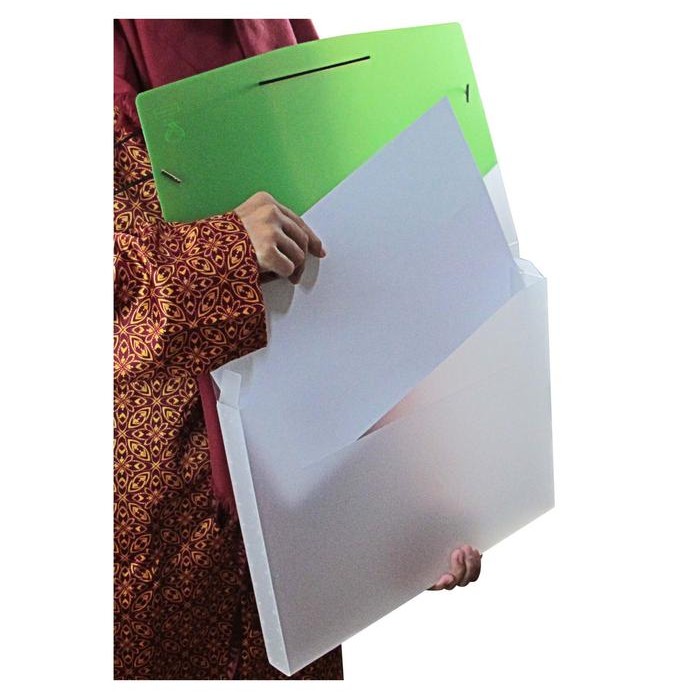 

EAGLE FILES Carry File Box Banded F4 (Folio) / Tas Dokumen / Map Dokumen Tali Karet Elastis - MERAH