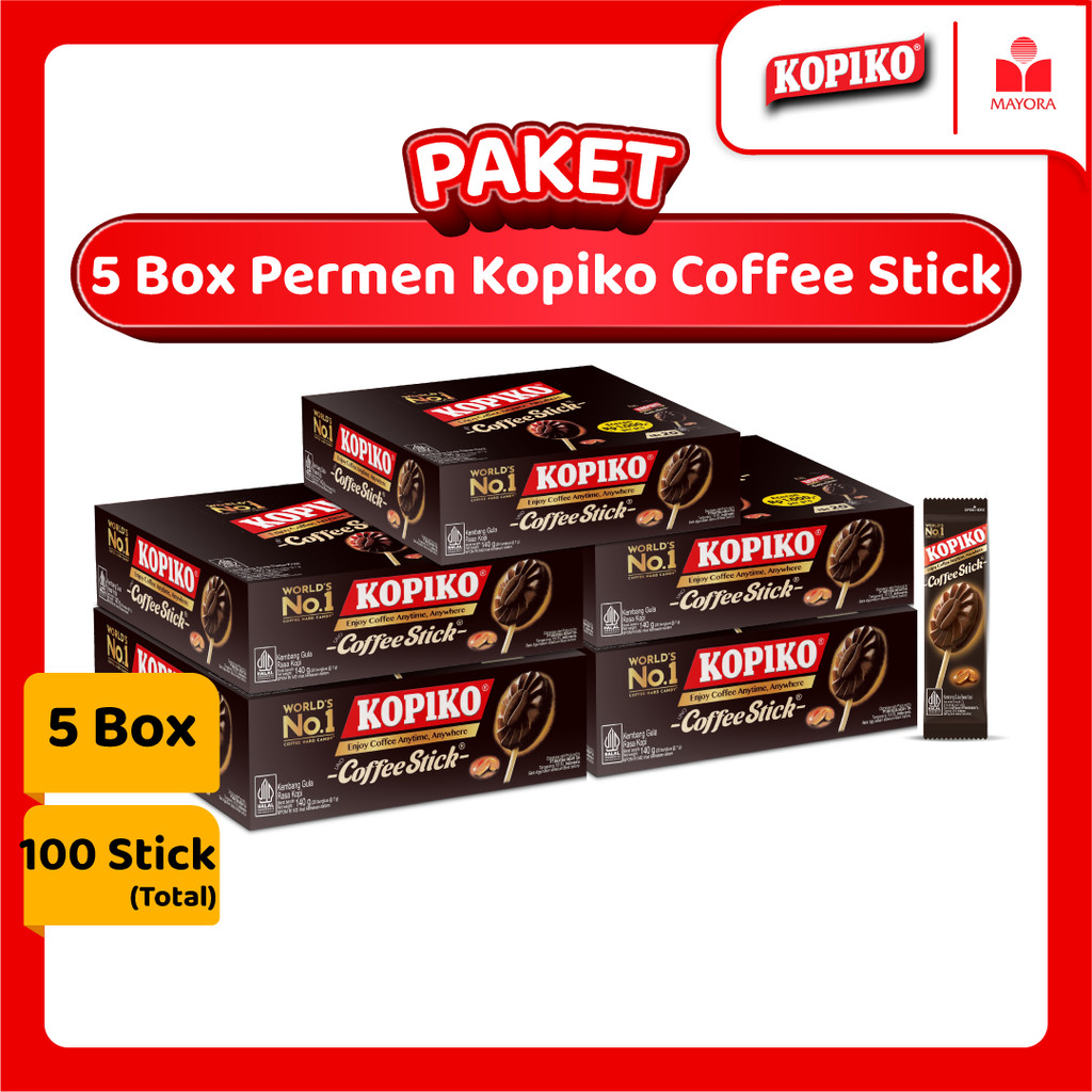 

Paket 5 Box Kopiko Coffee Stick