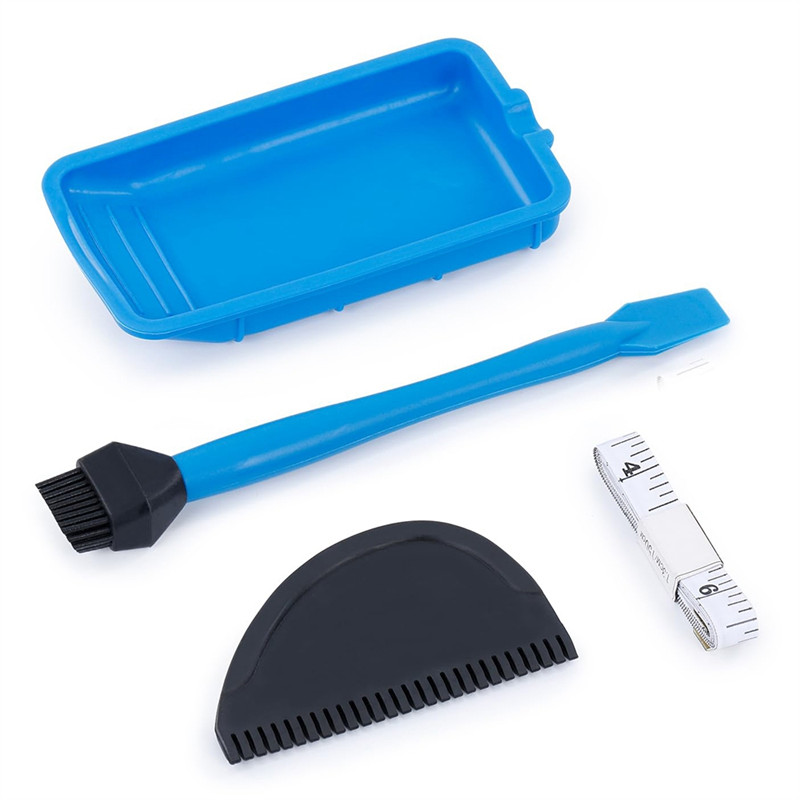 

T97C-4 PCS Silicone Glue Applicator Kit, Reusable Silicone Glue Brush Set Wood Glue Spreader Silicone Brushes For Woodworking