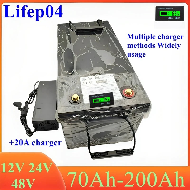 12V 24V 48V 100Ah 200Ah 280Ah 300Ah 400Ah LiFePo4 Battery Lithium Iron Phosphate Batteries For Solar
