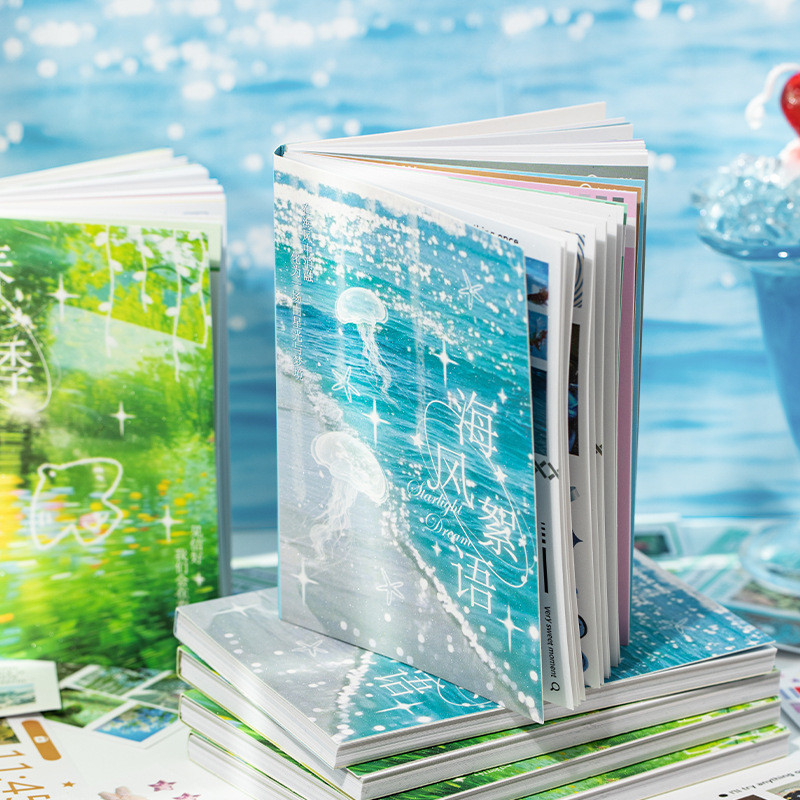 

[HARU] Cosmic Moss Series Heisei Retro Sticker Book Juminocore Stiker Japanese Style Sticker