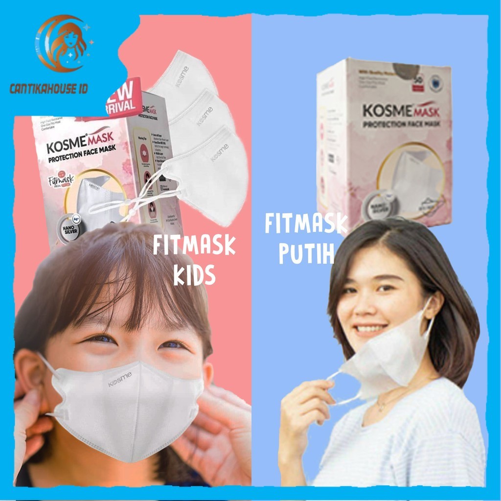 Kosme Mask Fitmask / Masker Duckbill / Fitmask Kids Kosmemask Promax X Rans Masker Anti Jerawat - 1 