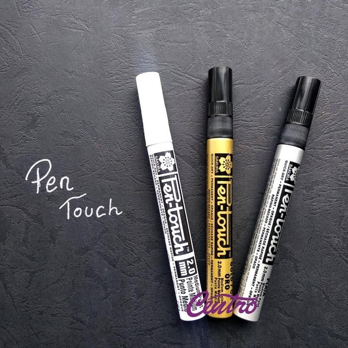 

Sakura Pen Touch Paint Marker Medium Point Set 3 colour Mettalic