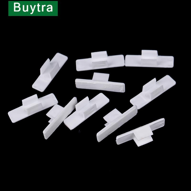 

New 10pcs Selfadhesive Pen Holder Pencil Clip Holder Desktop Fixed Pen Case for Notebook Stylus ball-point pencil Clip holder