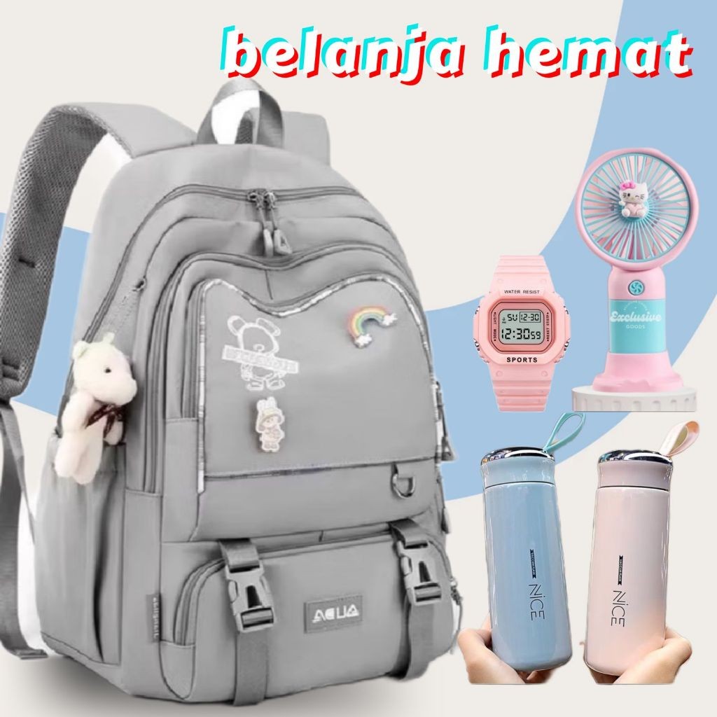 CAMBO.SHOP TAS RANSEL ANAK SD SMP SMA TAS RANSEL ALIDA ANAK CEWEK SEKOLAH TAS RANSEL SEKOLAH CEWEK