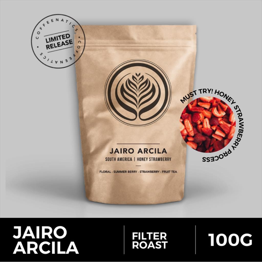 

Jairo Arcila 100g - Biji Kopi Arabika 100gr | Coffeenatics