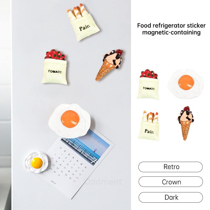 Magnet Kulkas Makanan Kartun  Magnet Pesan Kulkas  Magnet Kulkas Roti