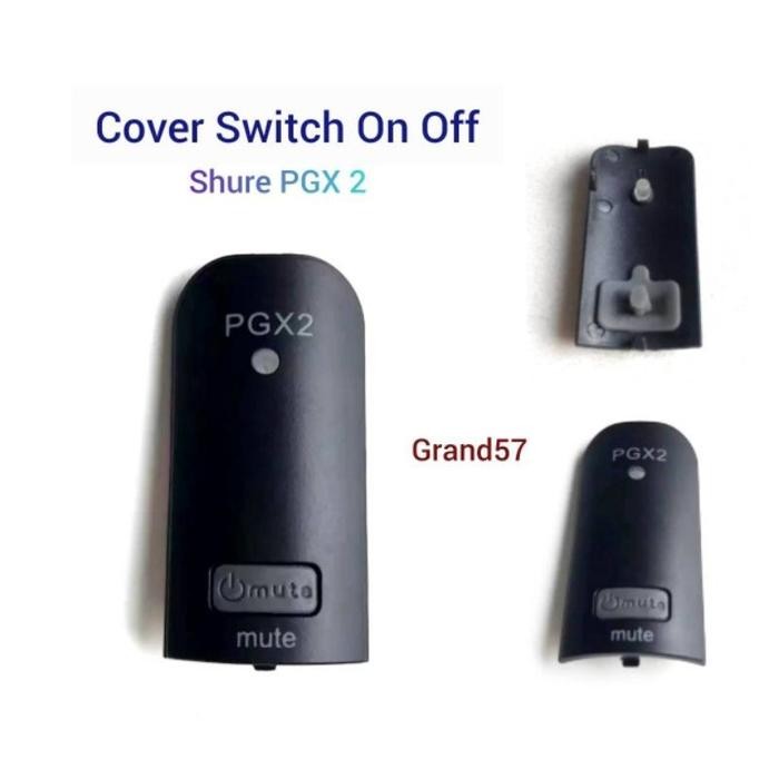 Cover Tombol Mic On Off Mute Switch Button Microphone Shure PGX 2 PGX2