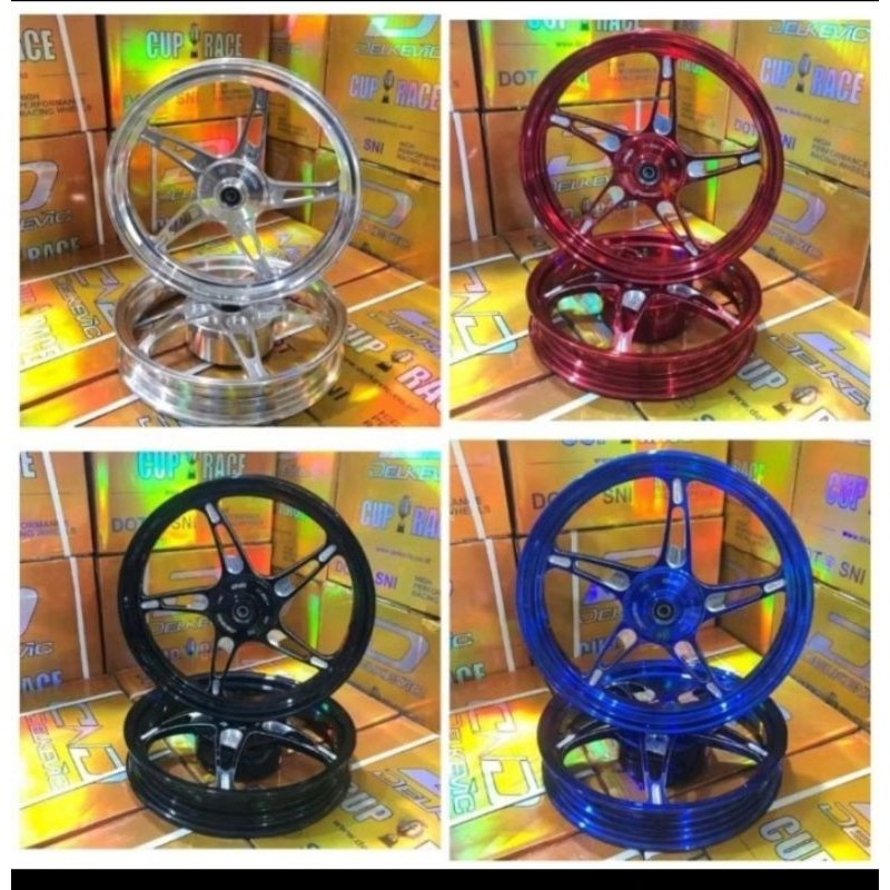 VELG PELAK DELKEVIC K-SPEED BINTANG LAUT DAN X1 BINTANG AEROX 155 VARIO 125 VARIO 150 BEAT SCOOPY VA