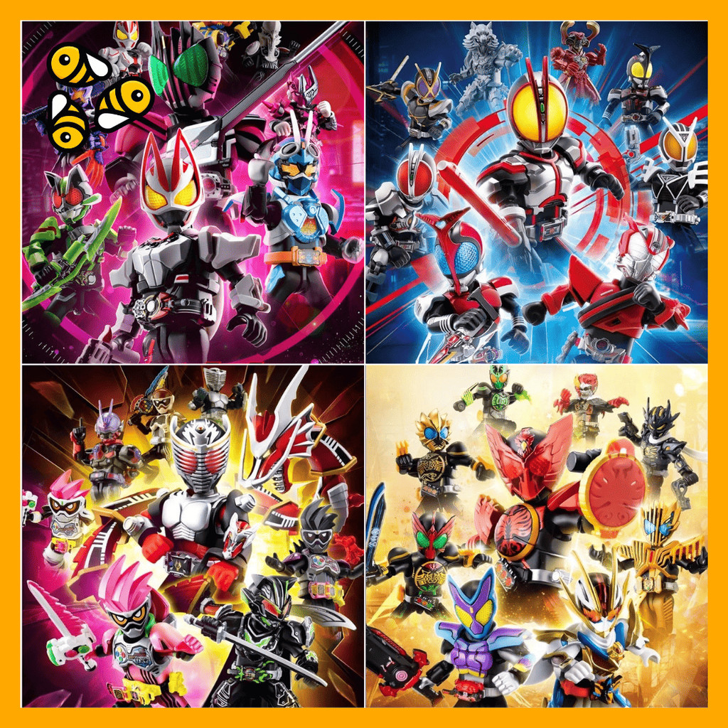 Blokees Kamen Rider Galaxy Version GV01 GV02 GV03 GV04 SET