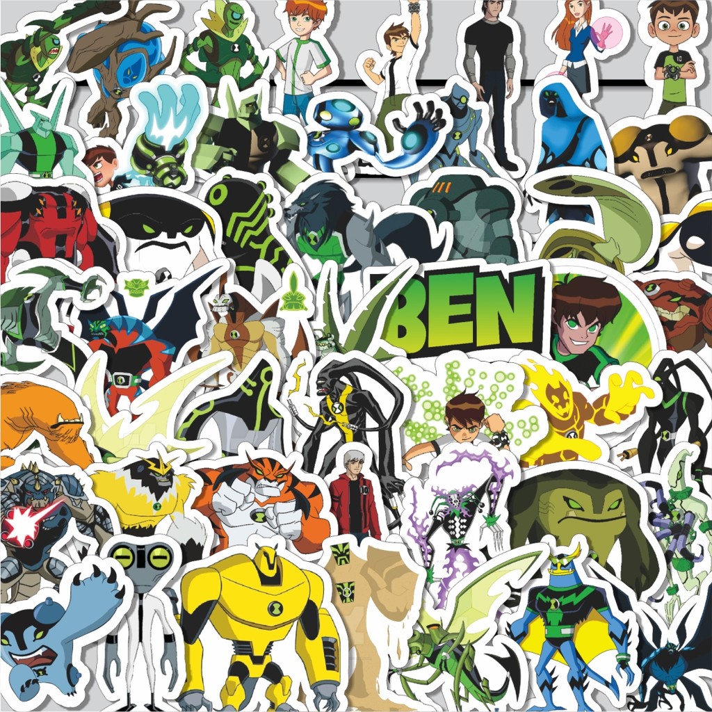 

Stiker Cutting Pack Stiker Kartun Series Ben Ten Karakter Mix V2 Isi 100Pcs Series Aesthetic Lucu Keren Untuk Koper Bahan Vynil