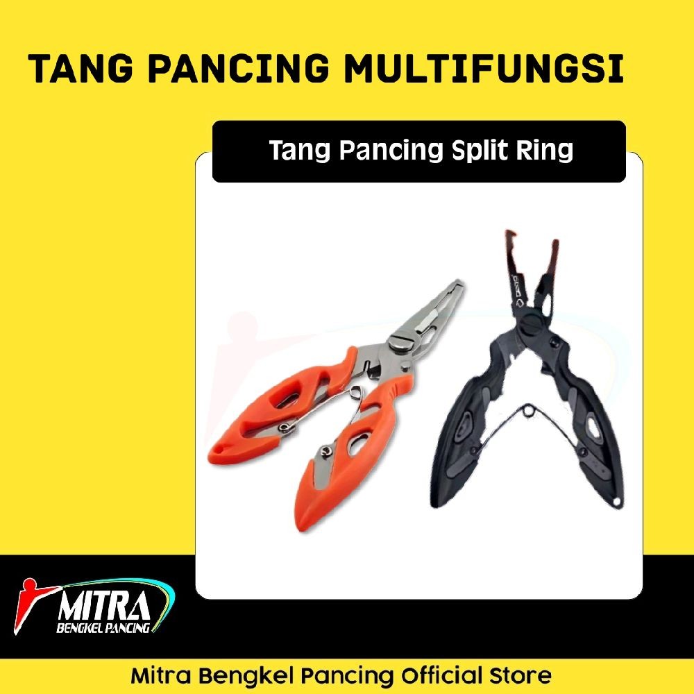 Tang Pancing Multifungsi Tang Split Ring Tang Penjepit Alat Pancingan