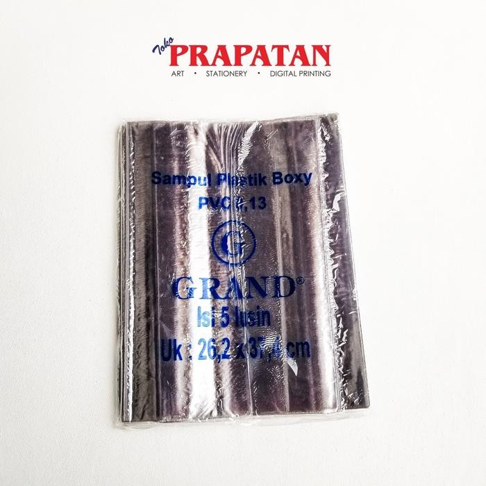 

Sampul Buku Plastik PVC 1 Lusin Kwarto/Boxy - Kwarto