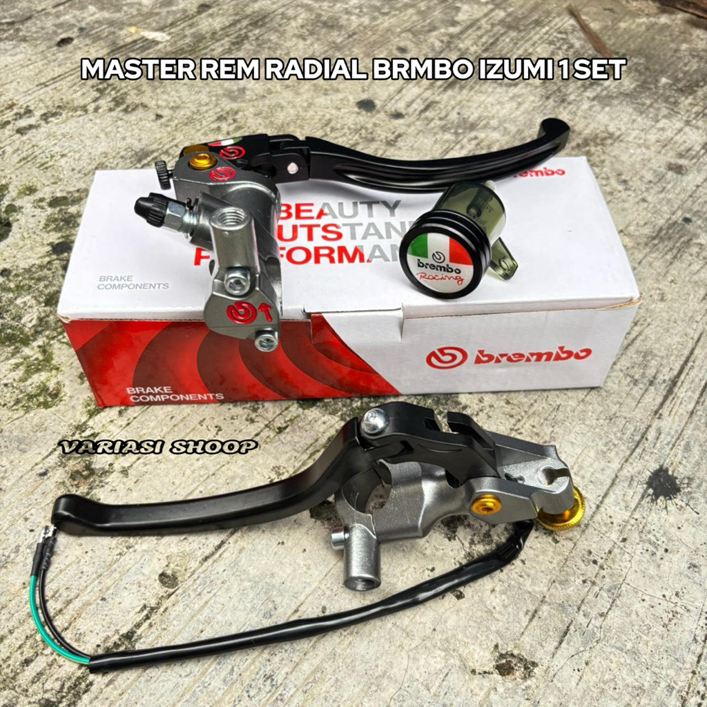 promo master rem brembo radial izumi 1 set kiri kanan universal mio sqoopy beat vario satria fu cbr 