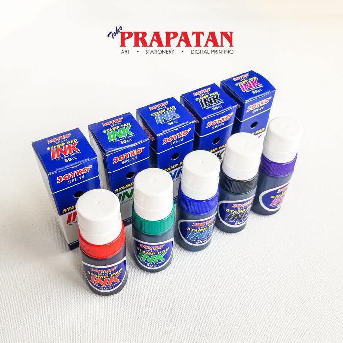 

Tinta Stempel / Stamp Pad Ink Joyko (Black, Blue, Red, Green) - Hitam