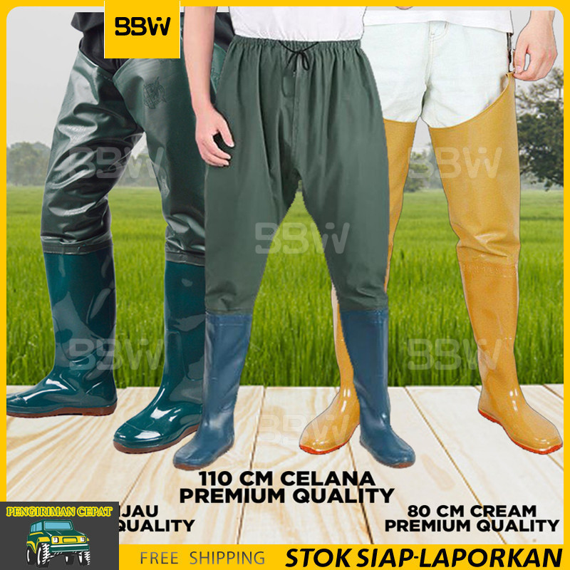 NJ38WS SEPATU SAWAH BOOT PANJANG PETANI PERTANIAN PERKEBUNAN PROYEK TERNAK NELAYAN KARET  KUAT Boots