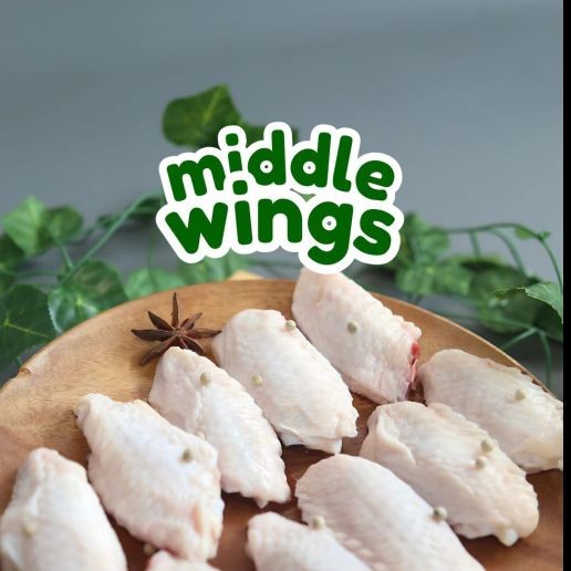 

Berkah Chicken Middle Wings 500gr | Ayam Organik | Sayap Ayam Organik |