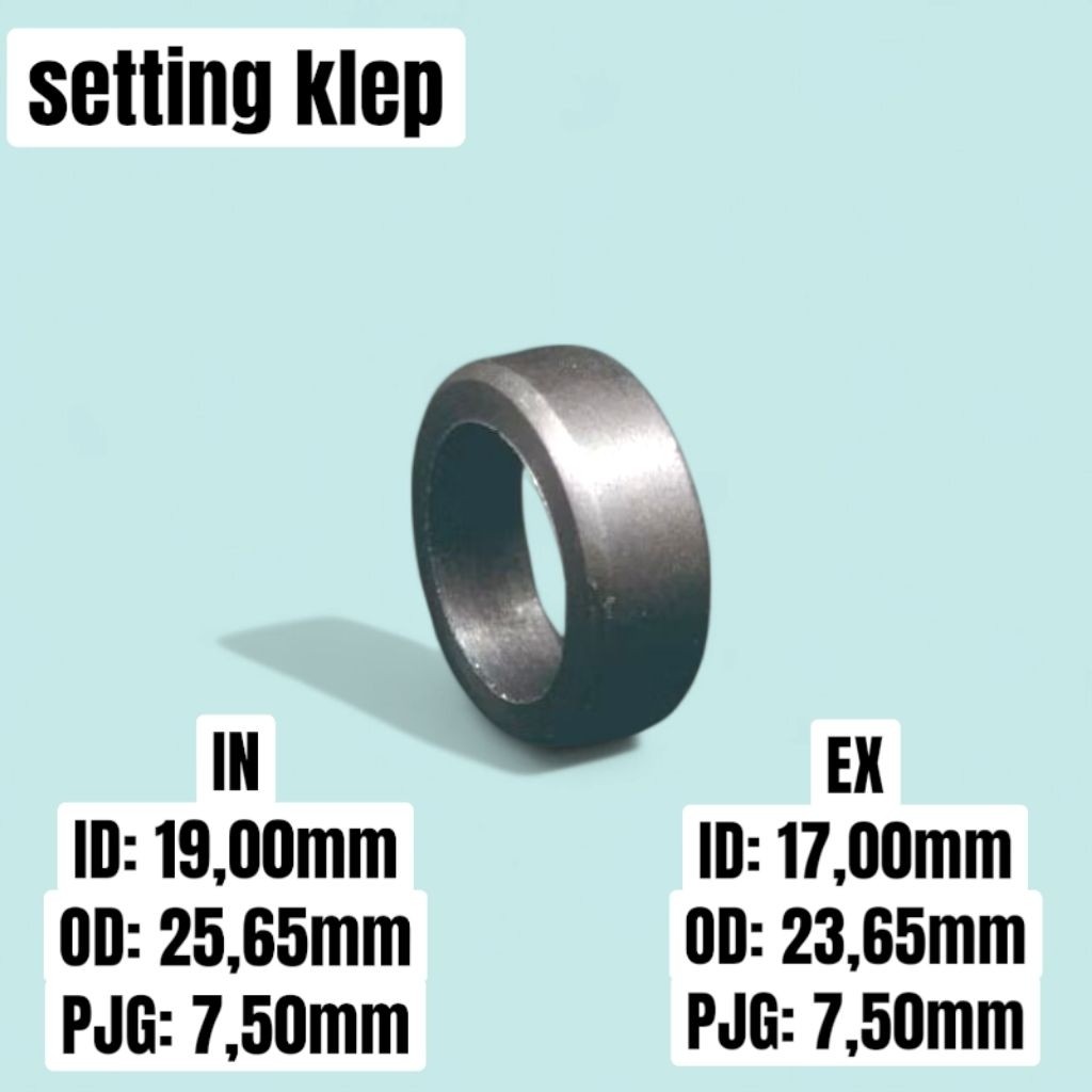 Setting Klep/Dudukan Klep/Cincin Setting Karisma